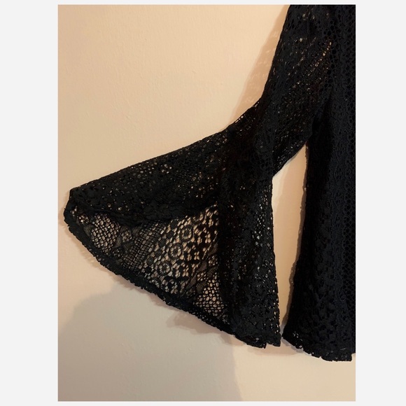 Black Lace Top - Picture 2 of 3